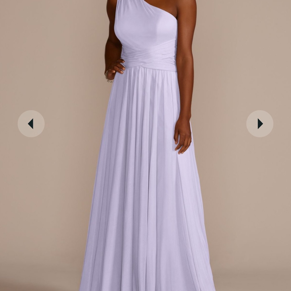 Formal evening or bridesmaids dress from David’s Bridal